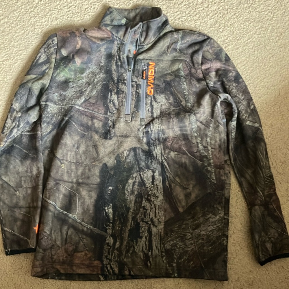 Camo pullover 1/4 zip